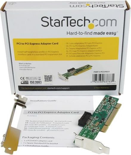 StarTech (PCI1PEX1) kaina ir informacija | Valdikliai | pigu.lt