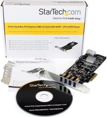 StarTech (PEXUSB3S44V) цена и информация | Джойстики | pigu.lt