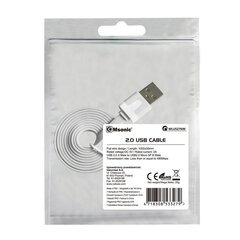 Кабель Msonic MLU527NW USB A/ USB B MICRO, 1 м, USB 2.0 цена и информация | Кабели для телефонов | pigu.lt