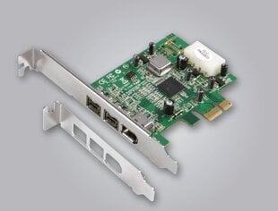 Dawicontrol (DC-FW800PCIe Blister) цена и информация | Контроллеры | pigu.lt