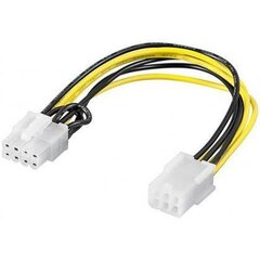 Goobay 93635, 6-pin/8-pin, 0.2 м цена и информация | Кабели и провода | pigu.lt