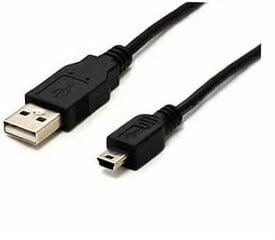 Sharkoon USB-A - miniUSB 1 m (4044951015566) kaina ir informacija | Laidai telefonams | pigu.lt