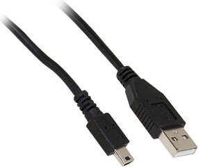 Шаркун USB-A - miniUSB 1 м (4044951015566) цена и информация | Кабели для телефонов | pigu.lt