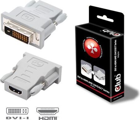 Club 3D CAA-DMD>HFD3 kaina ir informacija | Adapteriai, USB šakotuvai | pigu.lt