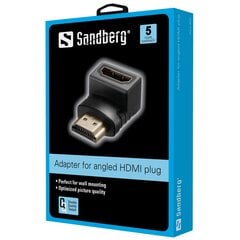 Sandberg 508-61 HDMI 2.0 angled adapter plug цена и информация | Адаптеры, USB-разветвители | pigu.lt