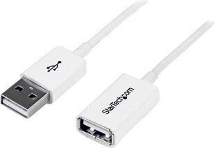 StarTech USB-A - USB-A 1 м (USBEXTPAA1MW) цена и информация | Адаптеры, USB-разветвители | pigu.lt