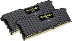 Corsair Vengeance LPX DDR4, 8GB(2x4GB), 2666MHz, CL16, Black (CMK8GX4M2A2666C16) цена и информация | Оперативная память (RAM) | pigu.lt