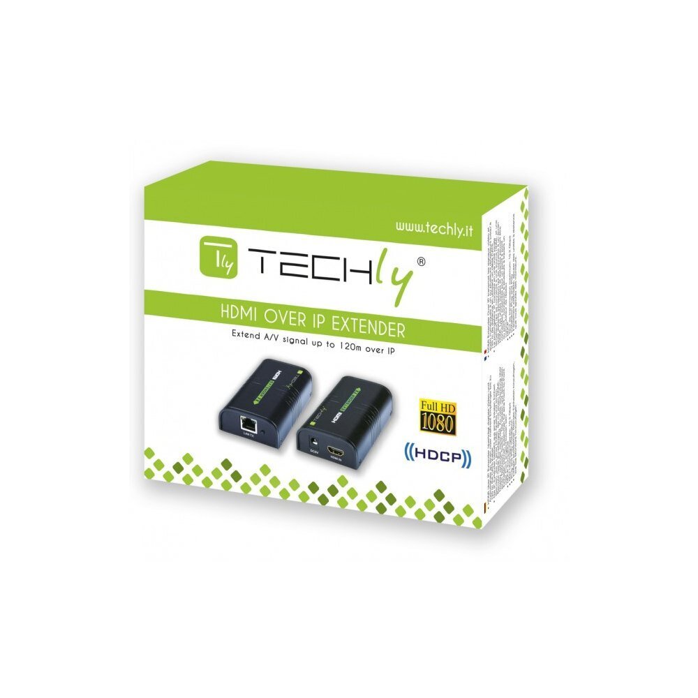 HDMI ilgiklis Techly HDMI Cat5e/6/6a/7 IP iki 120m kaina ir informacija | Adapteriai, USB šakotuvai | pigu.lt