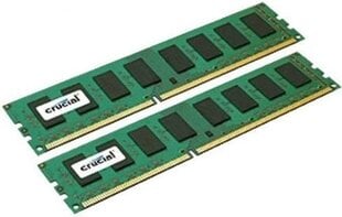 Crucial DDR3L, 16 ГБ (8 ГБ x 2), 1600 МГц, C11 (CT2K102464BD160B) цена и информация | Оперативная память (RAM) | pigu.lt