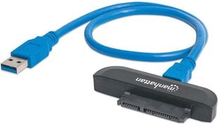 Адаптер Manhattan SuperSpeed USB 3.0 į SATA 2.5" до 5 Gbps цена и информация | Адаптеры, USB-разветвители | pigu.lt