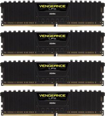 Corsair Vengeance LPX DDR4, 2400MHz, 4x16GB, CL14 (CMK64G4XM4A2400C14) kaina ir informacija | Operatyvioji atmintis (RAM) | pigu.lt