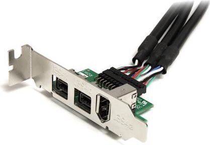 StarTech .com 3 Port 2b 1a 1394 Mini PCI Express FireWire Card Adapter MPEX1394B3 kaina ir informacija | Valdikliai | pigu.lt