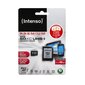 Intenso micro SD 64 GB CL10 kaina ir informacija | Atminties kortelės telefonams | pigu.lt