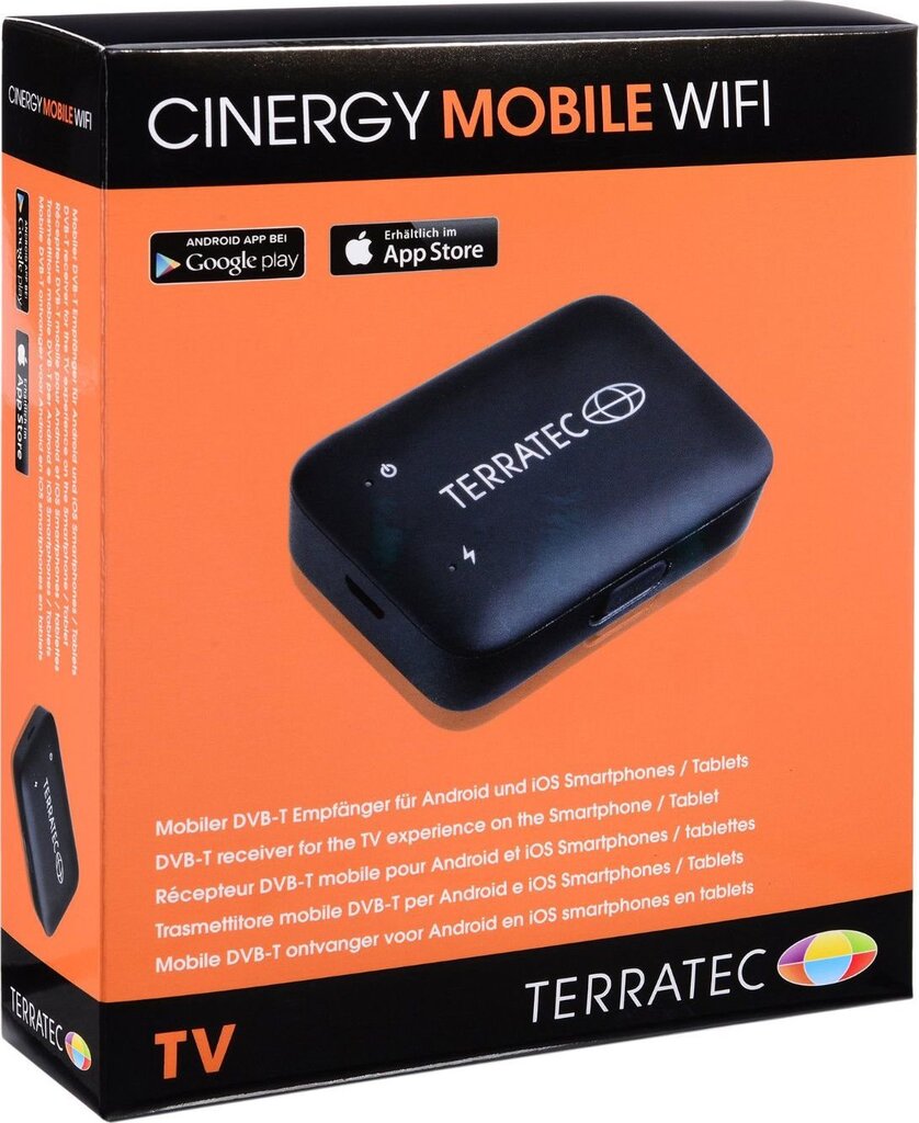 TerraTec Cinergy Mobile WiFi (130641) kaina ir informacija | TV imtuvai, FM, video plokštės | pigu.lt