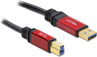 Delock, USB-A - USB-B, 1m kaina ir informacija | Kabeliai ir laidai | pigu.lt