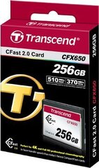 Transcend TS256GCFX650 CFast 256GB цена и информация | Карты памяти для фотоаппаратов, камер | pigu.lt