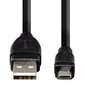 Micro USB 2.0 laidas Hama, ekranuotas, 0.25 m, juodas kaina ir informacija | Laidai telefonams | pigu.lt
