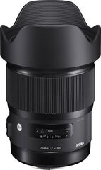 Sigma 20мм f/1.4 DG HSM Art объектив для Nikon цена и информация | Объективы | pigu.lt