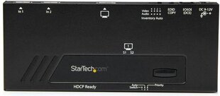 StarTech VS221HD4KA 2-портовый автоматический переключатель видео HDMI цена и информация | Адаптеры, USB-разветвители | pigu.lt