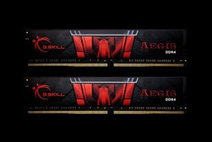 G.Skill Aegis 4 DDR4, 2x8Гб, 2400МГц, CL15 (F4-2400C15D-16GIS) цена и информация | Оперативная память (RAM) | pigu.lt