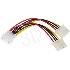 Akyga AK-CA-15, Molex, 15 cm kaina ir informacija | Kabeliai ir laidai | pigu.lt