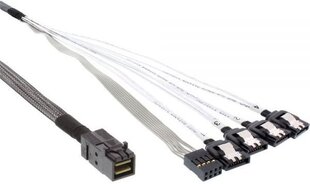 InLine, Sata, 0.5 m цена и информация | Кабели и провода | pigu.lt