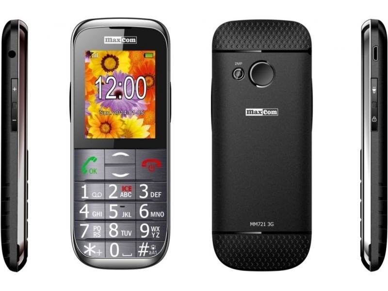 Maxcom MM 721, Black kaina ir informacija | Mobilieji telefonai | pigu.lt