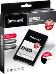 Intenso 480GB SATA3 (3813450) цена и информация | Внутренние жёсткие диски (HDD, SSD, Hybrid) | pigu.lt