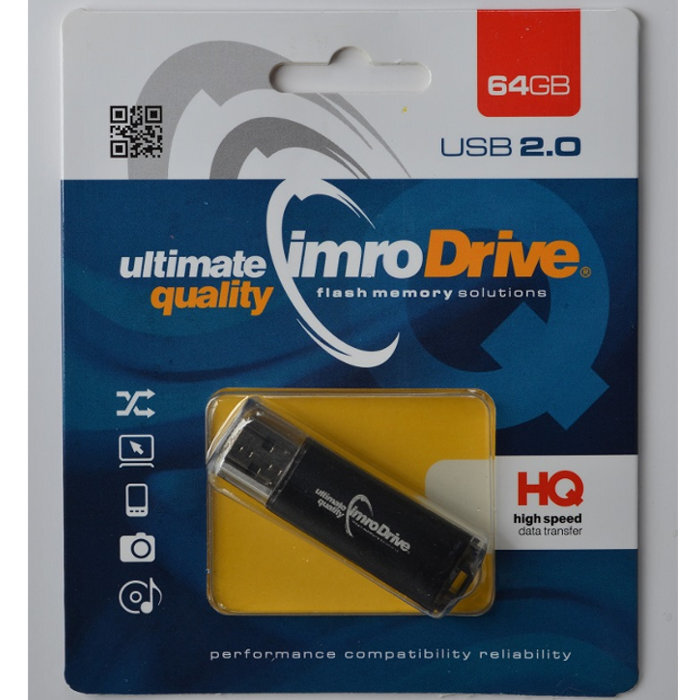 Atmintinė Imro BLACK 64GB kaina ir informacija | USB laikmenos | pigu.lt