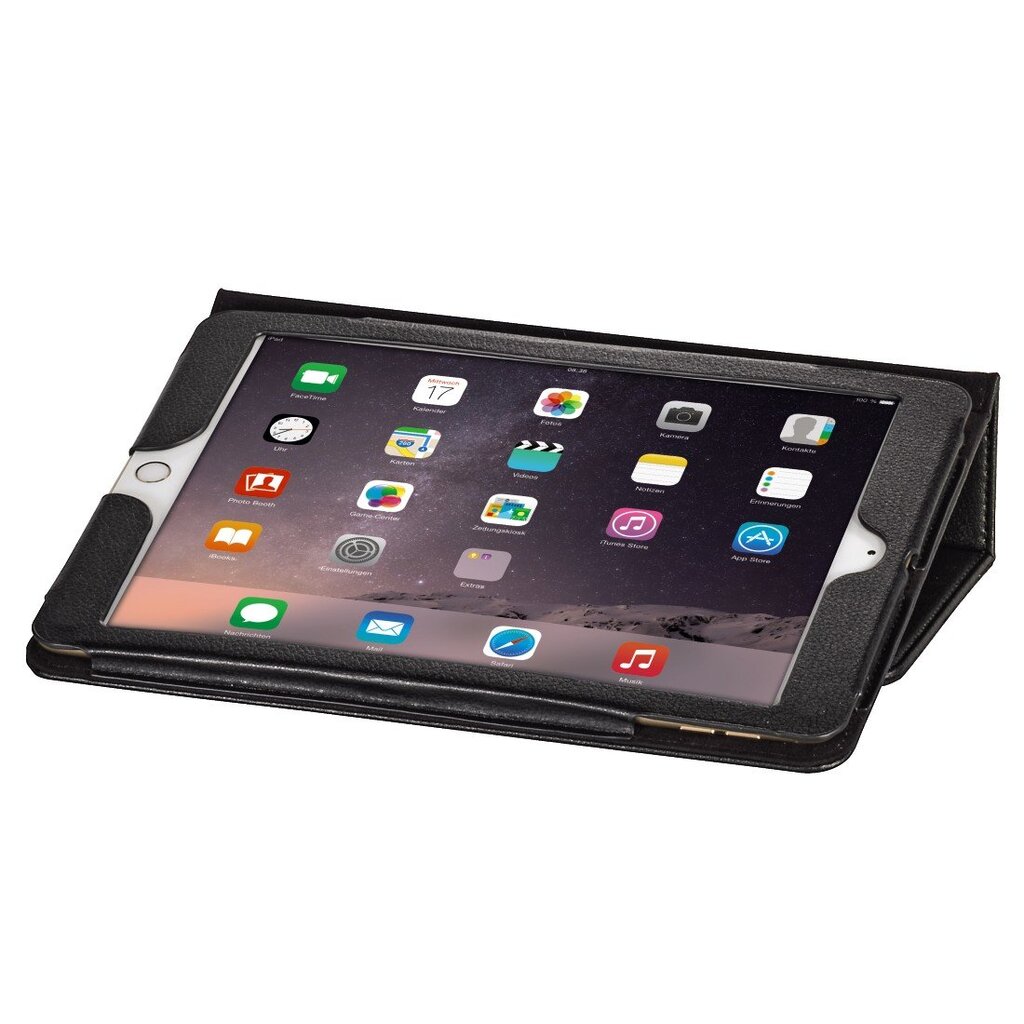 Hama Bend Portfolio dėklas, skirtas Apple iPad mini 4 planšetiniam kompiuteriui, juodas kaina ir informacija | Planšečių, el. skaityklių dėklai | pigu.lt