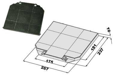 Faber 112.0157.243 kaina ir informacija | Gartraukių filtrai | pigu.lt