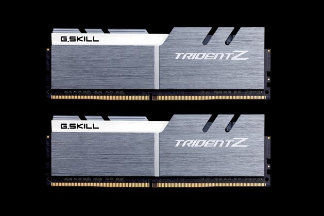 G.Skill Trident Z DDR4, 2x8GB, 3200MHz, CL16 (F4-3200C16D-16GTZSW) kaina ir informacija | Operatyvioji atmintis (RAM) | pigu.lt