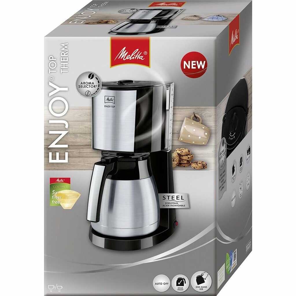 Melitta Enjoy Top Therm 1017-07 kaina ir informacija | Kavos aparatai | pigu.lt