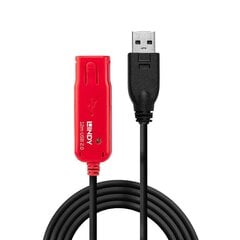 Lindy, USB-A - Thunderbolt, 8 m kaina ir informacija | Kabeliai ir laidai | pigu.lt