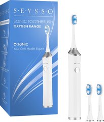 Электрическая зубная щетка Seysso Oxygen O-Sonic SE02, белая цена и информация | Электрические зубные щетки | pigu.lt