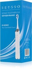 Elektrinis dantų šepetėlis Seysso Oxygen O-Sonic SE02, baltas kaina ir informacija | Elektriniai dantų šepetėliai | pigu.lt