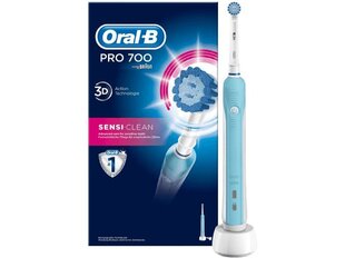 Oral-B PRO 700 SensiClean 157786. цена и информация | Электрические зубные щетки | pigu.lt