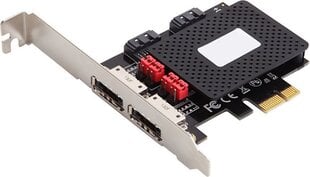 MicroConnect (MC-SATA3-T4) цена и информация | Контроллеры | pigu.lt