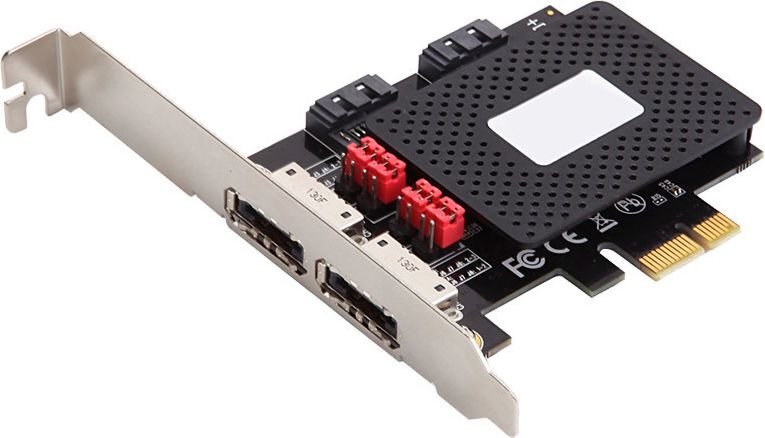 MicroConnect (MC-SATA3-T4) kaina ir informacija | Valdikliai | pigu.lt