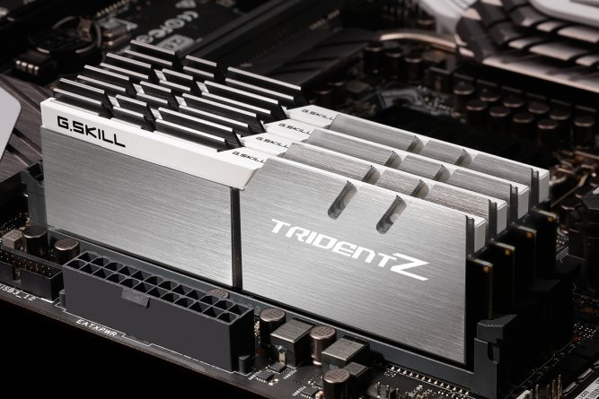 G.Skill TridentZ DDR4, 2x8GB, 3200MHz, CL14 (F4-3200C14D-16GTZSW) kaina ir informacija | Operatyvioji atmintis (RAM) | pigu.lt