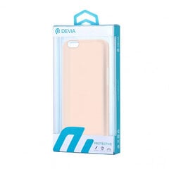 Apsauginė nugarėlė Devia Ultra Thin 0.5 mm, skirta iPhone 6 / 6S telefonui, rožinė kaina ir informacija | Telefono dėklai | pigu.lt