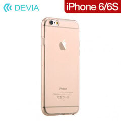 Apsauginė nugarėlė Devia Ultra Thin 0.5 mm, skirta iPhone 6 / 6S telefonui, rožinė kaina ir informacija | Telefono dėklai | pigu.lt