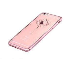 Apsauginė nugarėlė Devia Iris, skirta iPhone 6/6S Plus telefonui, rožinė/auksinė kaina ir informacija | Telefono dėklai | pigu.lt