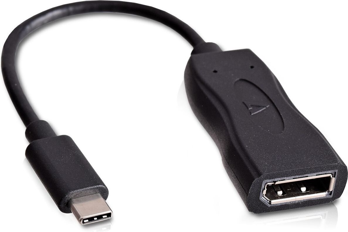 V7 V7UCDP-BLK-1E kaina ir informacija | Adapteriai, USB šakotuvai | pigu.lt