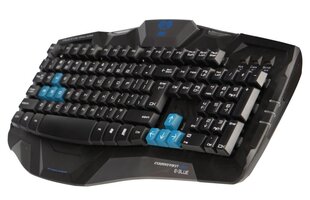 E-Blue Combatant-EX Игровая клавиатура с проводом USB / Blue LED Черная (ENG) цена и информация | Клавиатуры | pigu.lt