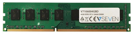 V7 DDR3 4GB, 1333MHz, CL9 (V7106004GBD) kaina ir informacija | Operatyvioji atmintis (RAM) | pigu.lt