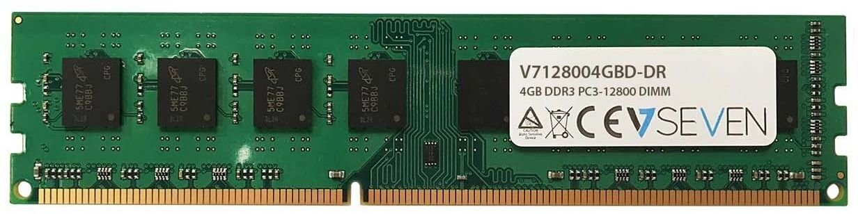V7 DDR3 4GB 1600MHz CL11 (V7128004GBD-DR) kaina ir informacija | Operatyvioji atmintis (RAM) | pigu.lt