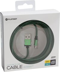 Platinet Micro-USB - USB kaina ir informacija | Laidai telefonams | pigu.lt