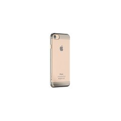 Devia Glimmer 2 Силиконовый Чехол для Apple iPhone 7 / 8 Прозрачный - Золотой цена и информация | Чехлы для телефонов | pigu.lt