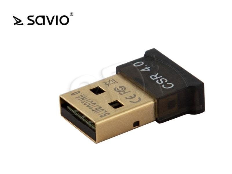 Savio BT-040 Bluetooth 4.0 adapteris (USB 2.0, belaidis, 3Mbps) цена и информация | Adapteriai, USB šakotuvai | pigu.lt